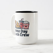 Tasse 2 Couleurs Game Day Snack Crew (Devant gauche)