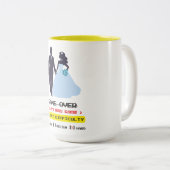 Tasse 2 Couleurs Game Over caneca (Devant droit)