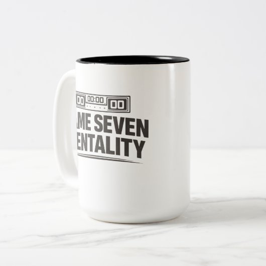 Tasse 2 Couleurs Game Seven Mentality (Devant gauche)