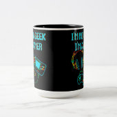 Tasse 2 Couleurs Gamer Retro Neon Noir (Centre)
