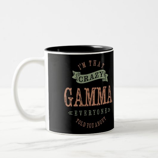 Tasse 2 Couleurs Gamma folle (Gauche)