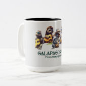 Tasse 2 Couleurs Gang Galapagos des îles Galapagos (Devant gauche)