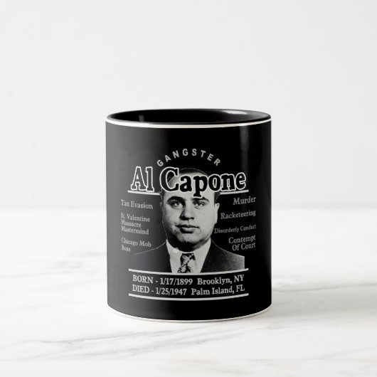 Tasse 2 Couleurs Gangster Al Capone (Centre)