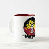 Tasse 2 Couleurs Gantelets VAQ-136 (Devant gauche)