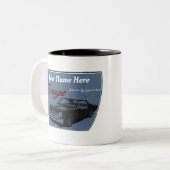 Tasse 2 Couleurs Garage personnalisé de GTO (Devant gauche)