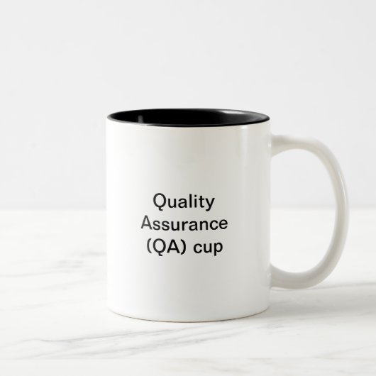 Tasse 2 Couleurs Garantie de qualité (Droit)