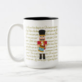 Tasse 2 Couleurs Garçon de batteur de Noël d'or petit (Gauche)