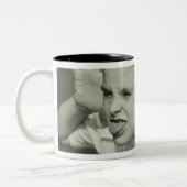 Tasse 2 Couleurs Garçon faisant le visage (Gauche)
