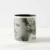 Tasse 2 Couleurs Garçon faisant le visage (Centre)