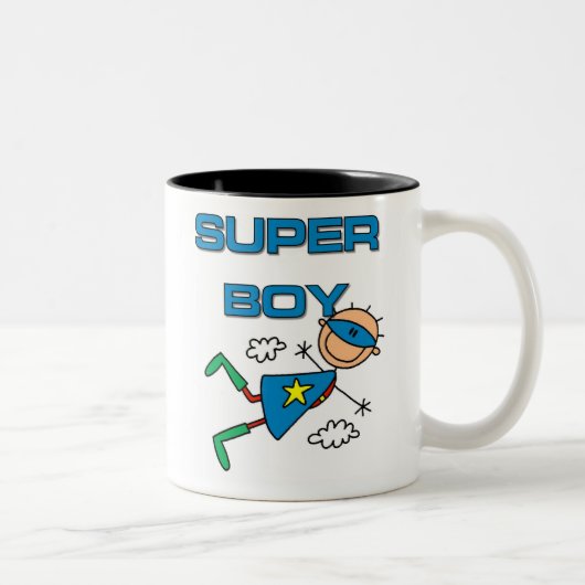 Tasse 2 Couleurs Garçon superbe (Droit)