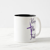 Tasse 2 Couleurs Garde la Foi (Devant droit)