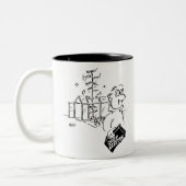 Tasse 2 Couleurs Gardener Fertilise ses Cultures. Drôle (Gauche)