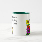 Tasse 2 Couleurs Gardener Personnalisé Dit (Centre)