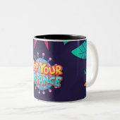 Tasse 2 Couleurs garder loin (Devant droit)