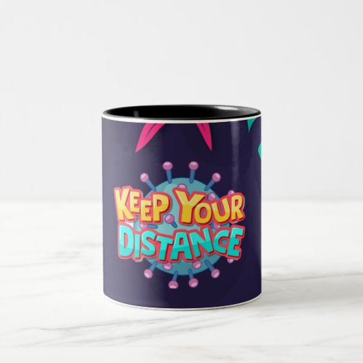 Tasse 2 Couleurs garder loin (Centre)