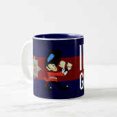 TASSE 2 COULEURS GARDES D'IRLANDAIS (Devant gauche)