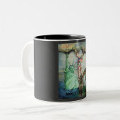 TASSE 2 COULEURS GARDES FORESTIÈRES D'ARMÉE (Devant gauche)