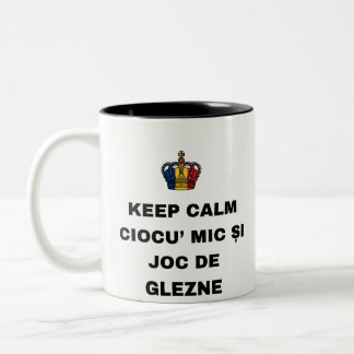 TASSE 2 COULEURS GARDEZ CALME CIOCU' MIC ET JEU DE CHEVILLE