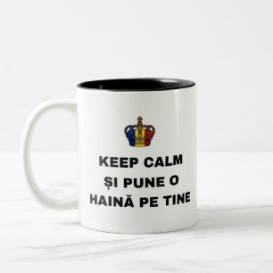 TASSE 2 COULEURS GARDEZ CALME ET METTEZ UN VÊTEMENT