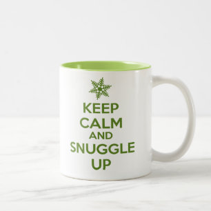 Tasse 2 Couleurs Gardez le calme et blottissez-vous vers le haut de