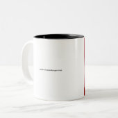 Tasse 2 Couleurs Gardez le calme et creusez un puits de sondage (Devant gauche)