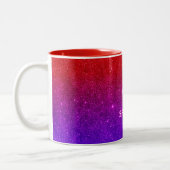 Tasse 2 Couleurs Gardez le calme et miroitez dessus (Gauche)