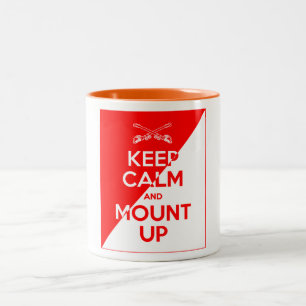 Tasse 2 Couleurs Gardez le calme et montez