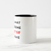 Tasse 2 Couleurs gardien de chien, super (Centre)