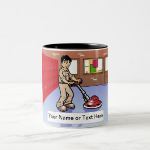 Tasse 2 Couleurs Gardien personnalisé - Dessin masculin