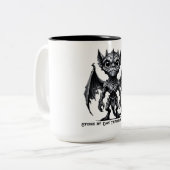 Tasse 2 Couleurs Gargoyle Demon (Devant gauche)