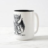 Tasse 2 Couleurs Gargoyle Demon (Devant droit)