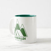 Tasse 2 Couleurs Garibaldi Provincial Park Mountains Camping (Devant gauche)