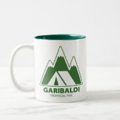 Tasse 2 Couleurs Garibaldi Provincial Park Mountains Camping (Gauche)