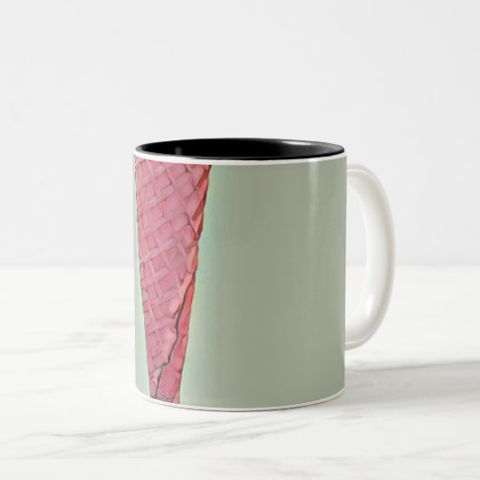 Tasse 2 Couleurs Gâteau à la crème glacée (Devant droit)