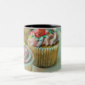 Tasse 2 Couleurs Gâteau à la crème glacée (Centre)