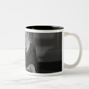 Tasse 2 Couleurs Gâteau d'anniversaire