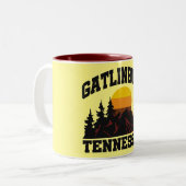 Tasse 2 Couleurs Gatlinburg, Tennessee (Devant gauche)