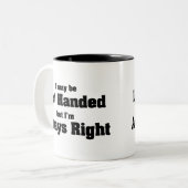 Tasse 2 Couleurs Gaucher (Devant gauche)