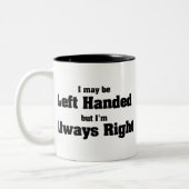 Tasse 2 Couleurs Gaucher (Gauche)