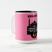 Tasse 2 Couleurs Gay pride Brighton (Devant gauche)