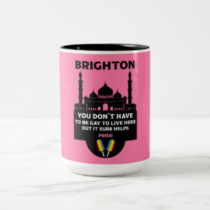 Tasse 2 Couleurs Gay pride Brighton