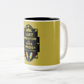 Tasse 2 Couleurs Gay pride Brighton (Devant droit)