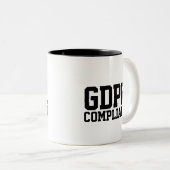 Tasse 2 Couleurs GDPR conforme (Devant droit)