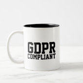 Tasse 2 Couleurs GDPR conforme (Gauche)