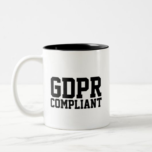 Tasse 2 Couleurs GDPR conforme (Gauche)