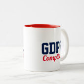 Tasse 2 Couleurs GDPR conforme (Devant droit)