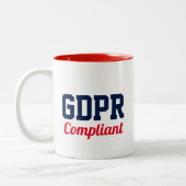 Tasse 2 Couleurs GDPR conforme (Gauche)