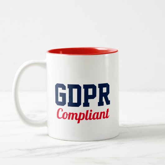 Tasse 2 Couleurs GDPR conforme (Gauche)