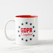 Tasse 2 Couleurs GDPR conforme (Gauche)