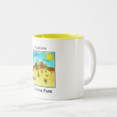 Tasse 2 Couleurs Géants du désert du Saguaro (Devant droit)